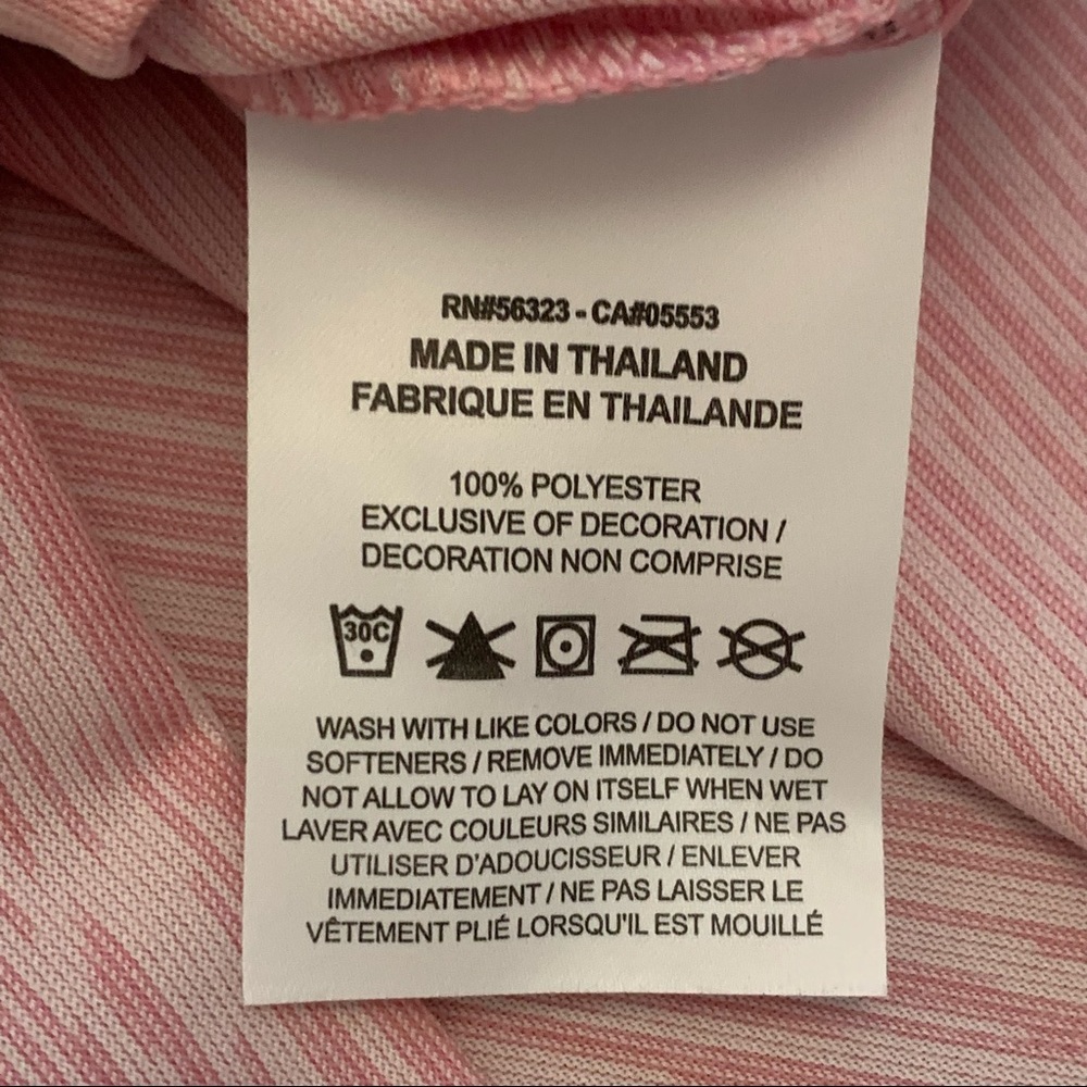 Nike Racerback Dri-Fit Tank Top Heathered Pink/White Running Workout Size L - Picture 5 of 5